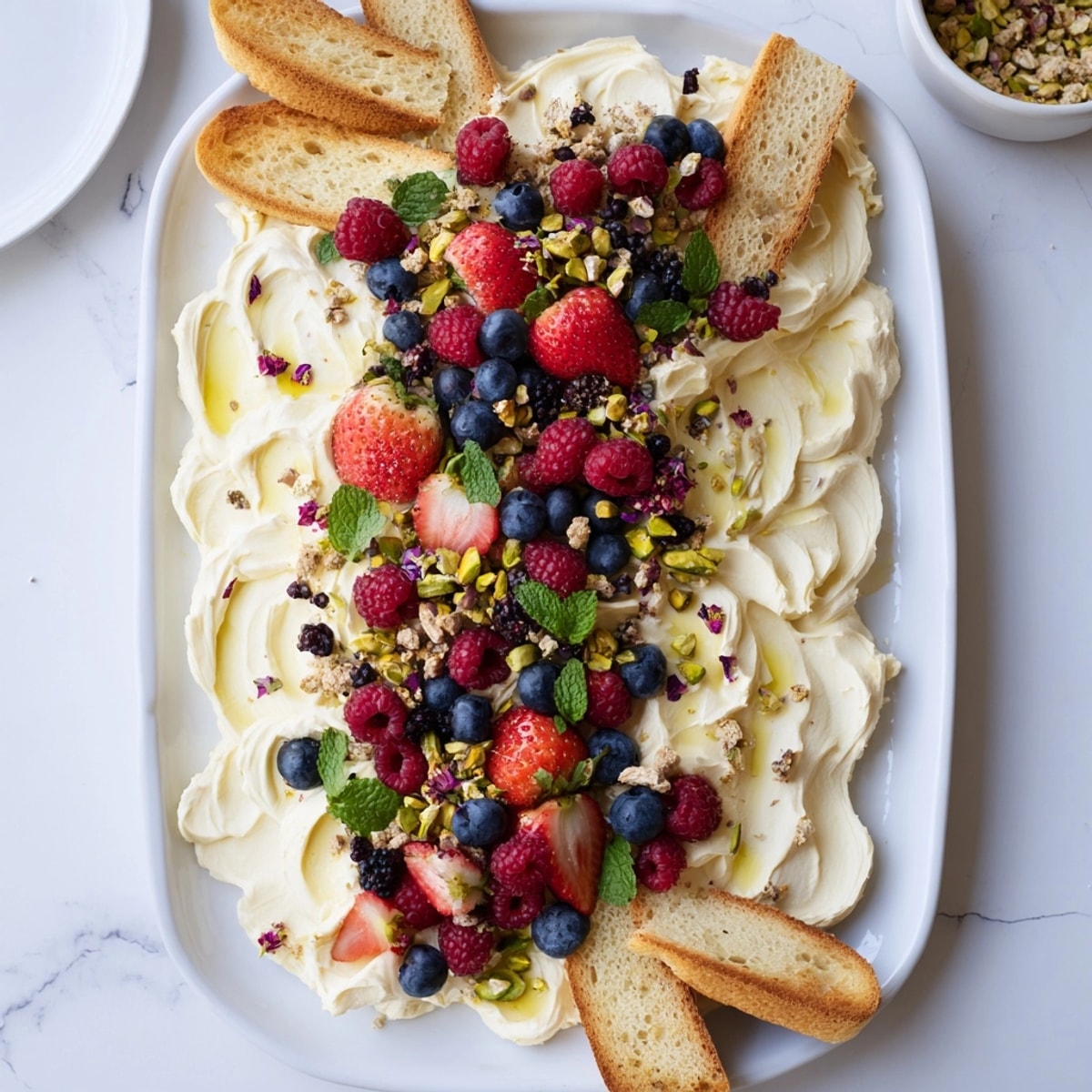 Serving suggestion: Bite into a festive Butter Board Dessert Version with soft brioche.