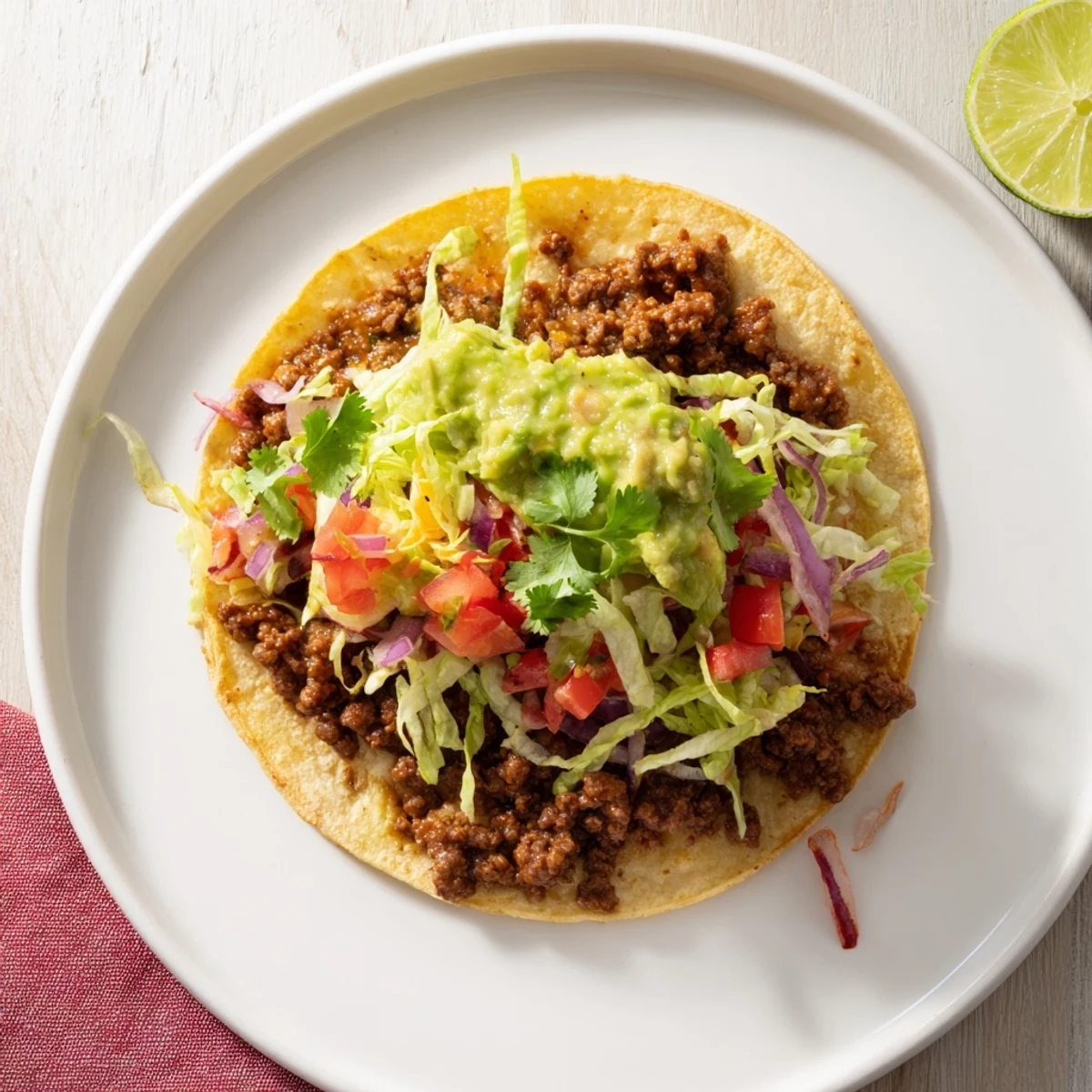 Spicy Beef Tacos Guacamole