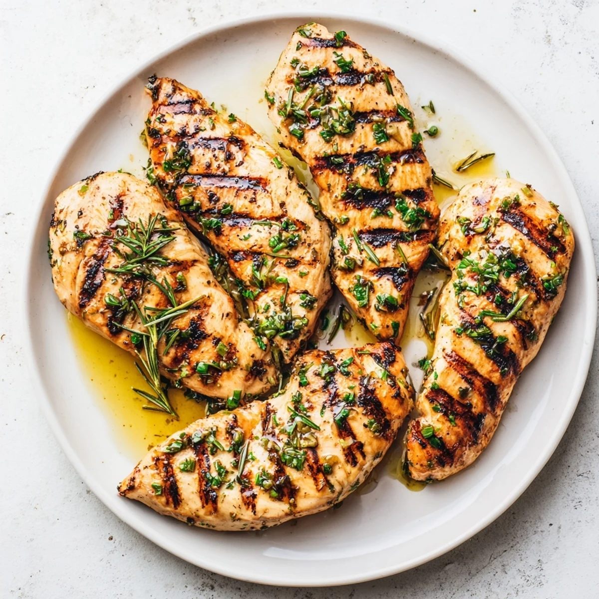 Grilled Chicken Breast Herbs