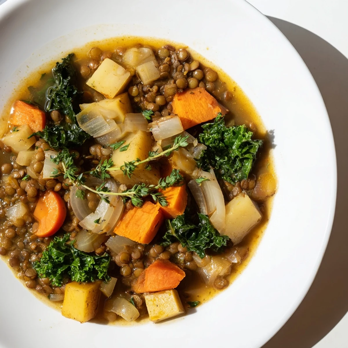 Winter Vegetable Lentil Stew