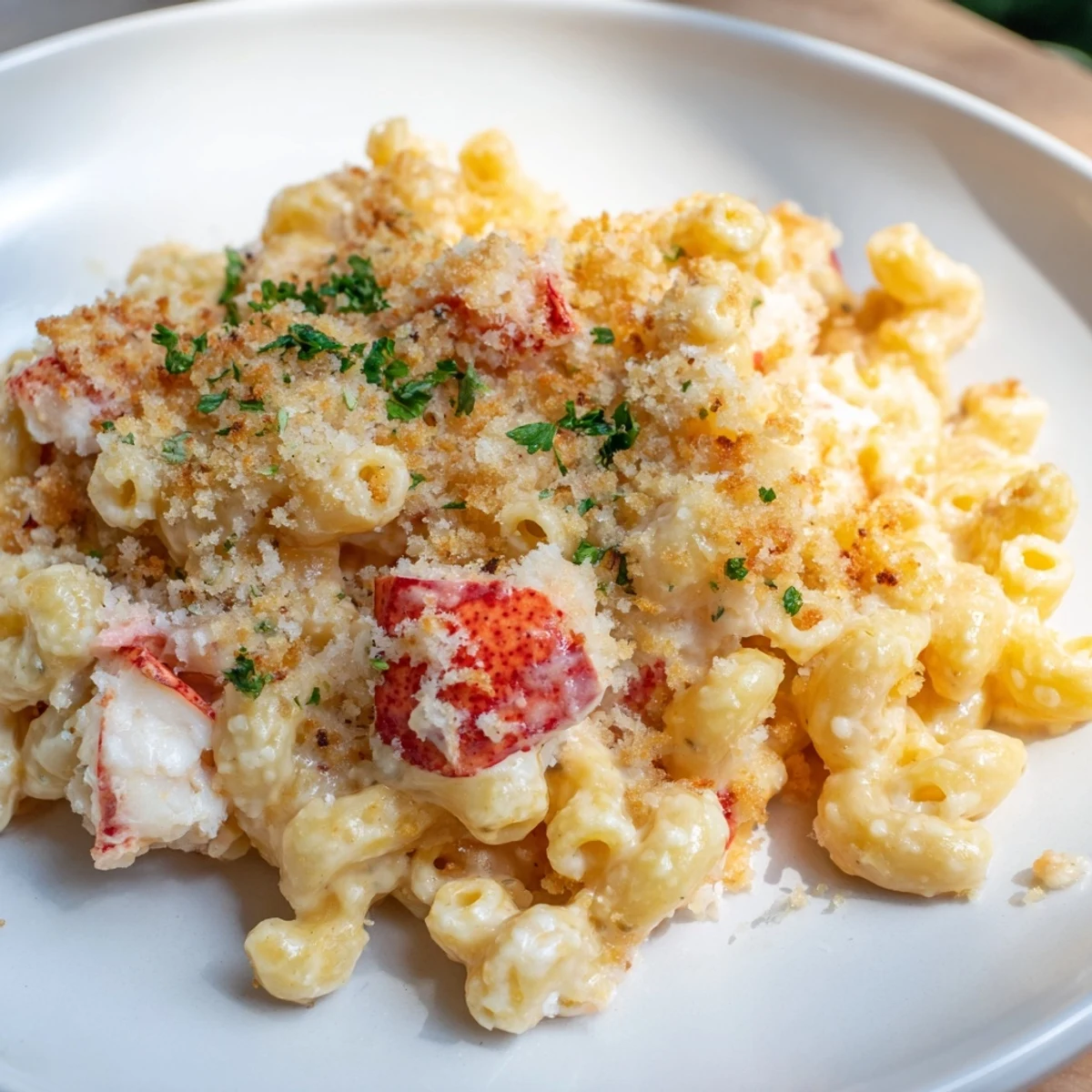 Comfort food gets a coastal upgrade with this decadent Lobster Macaroni and Cheese, perfect for a dinner party.