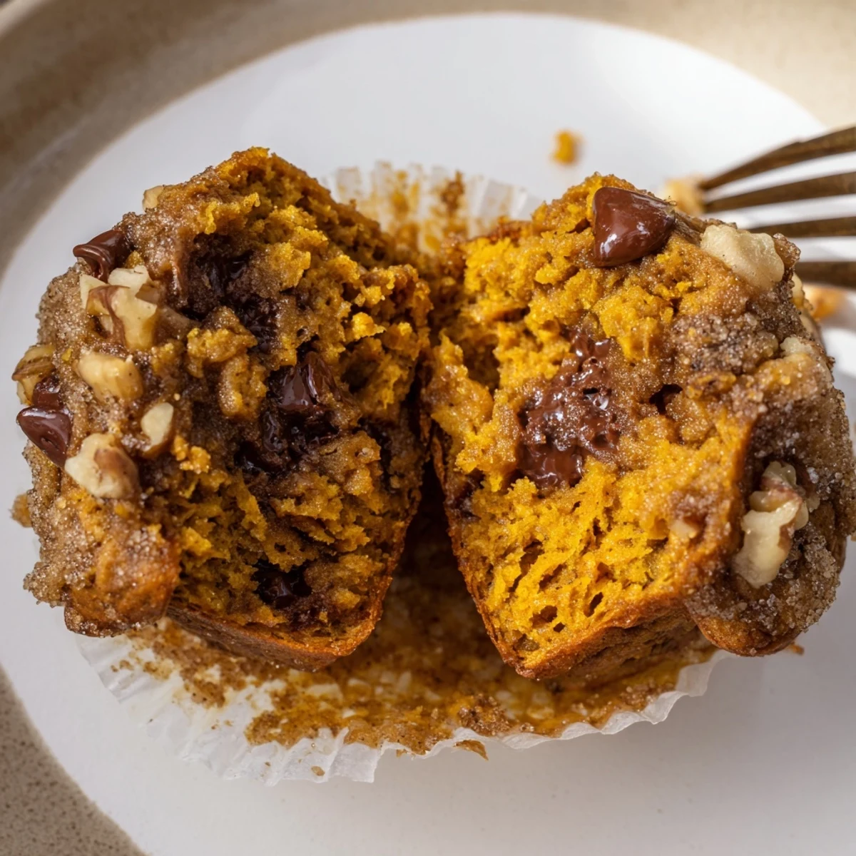 Golden Pumpkin Banana Muffins Recipe cooling in tin, tender crumb, nutty aroma.