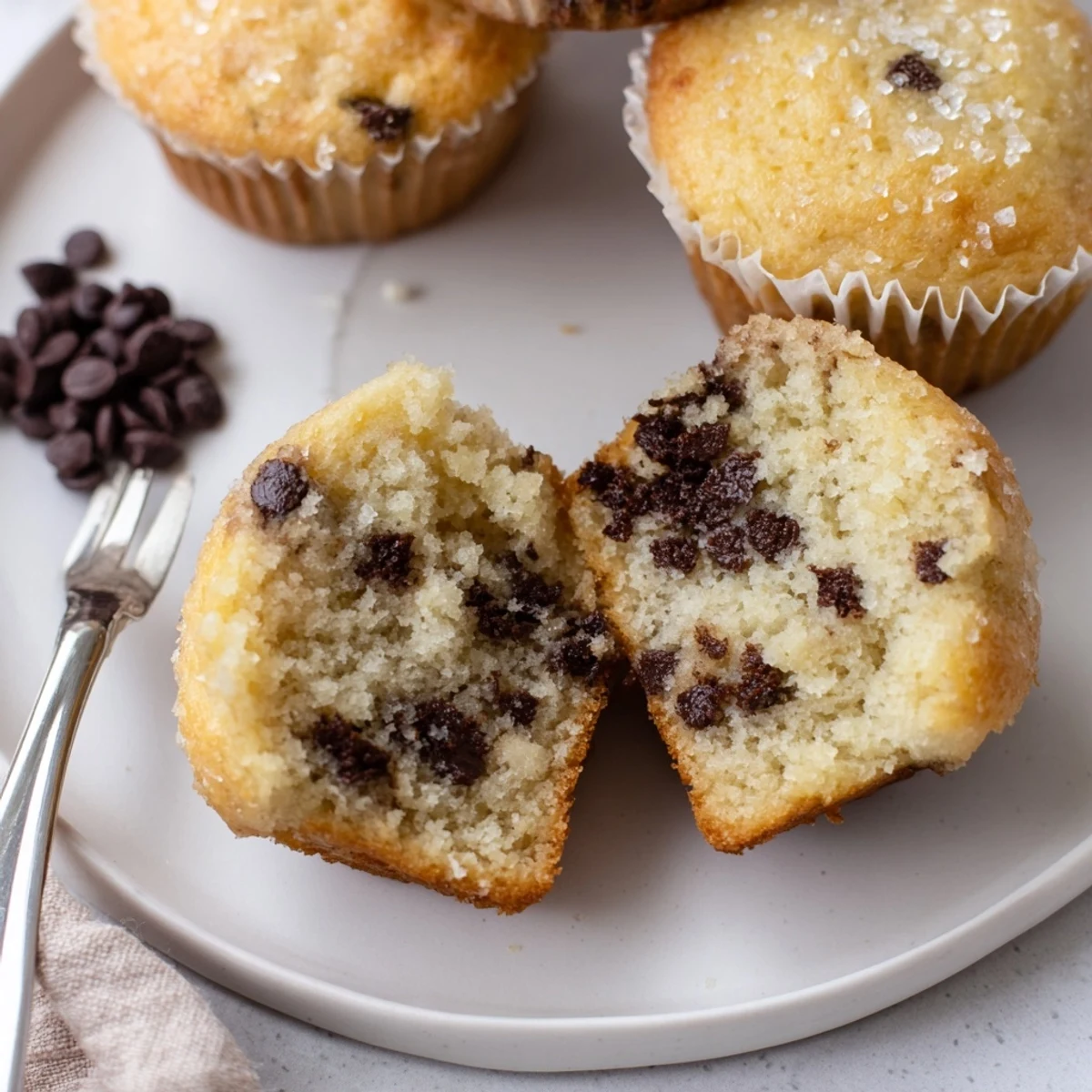 Little Bites Mini Muffins piled on plate, golden tops, soft crumb