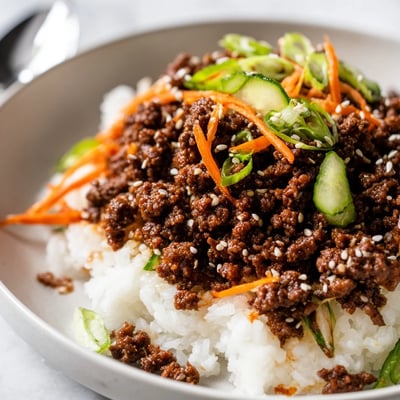 Korean Ground Beef Bowl